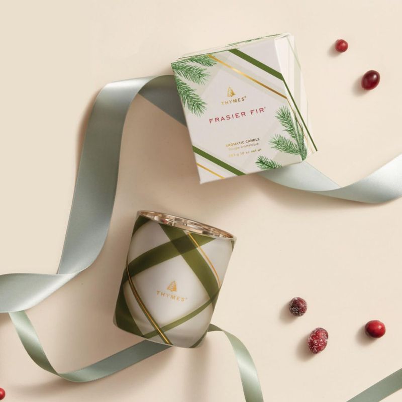 VELA Thymes Frasier Fir 283 g Frasco Verde y Blanco