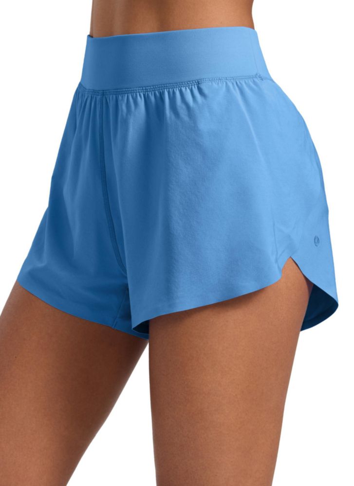 Shorts CRZ YOGA Talla M con abertura de 8 cm para running – Azul
