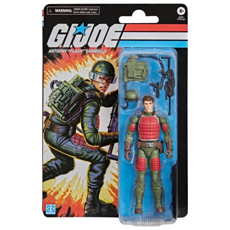 Figura de acción G.I. Joe Flash Gambello 15 cm Retro Cardback