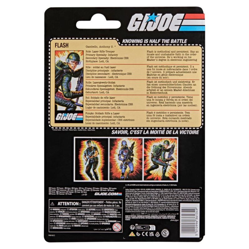 Figura de acción G.I. Joe Flash Gambello 15 cm Retro Cardback