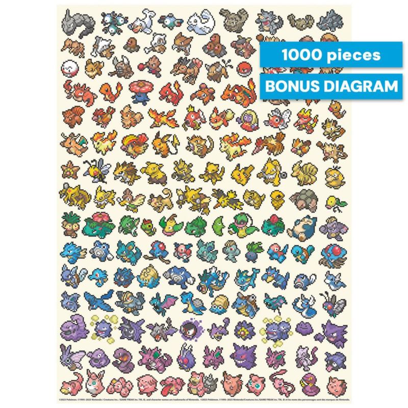 Rompecabezas de 1000 piezas Pokémon – Buffalo Games