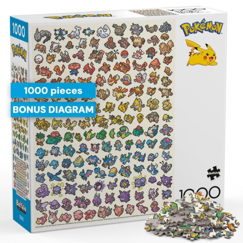 Rompecabezas de 1000 piezas Pokémon – Buffalo Games