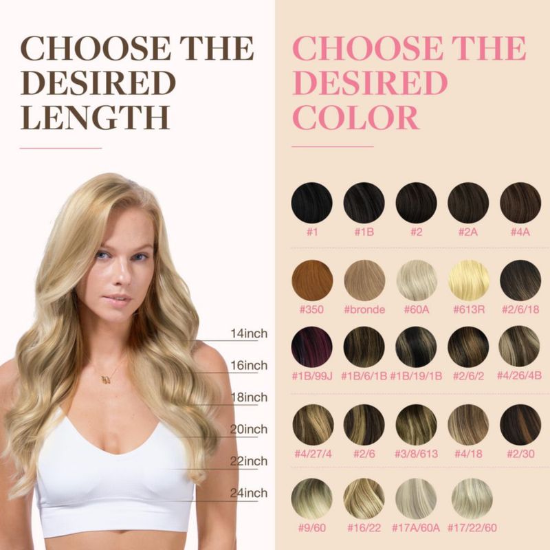 Extensión de cabello GOO GOO 56 cm 50 g #16/22 20 piezas