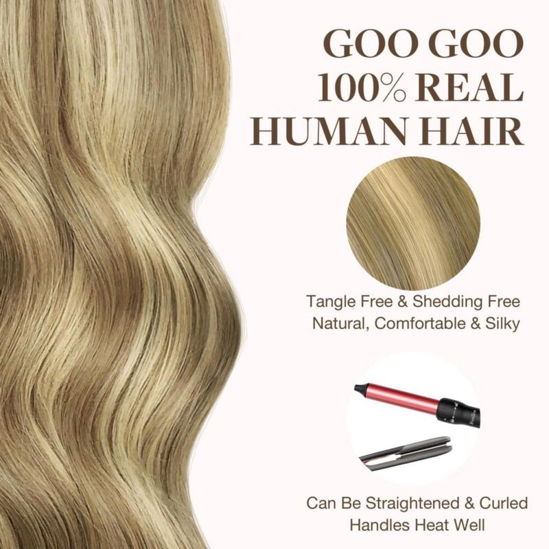 Extensión de cabello GOO GOO 56 cm 50 g #16/22 20 piezas