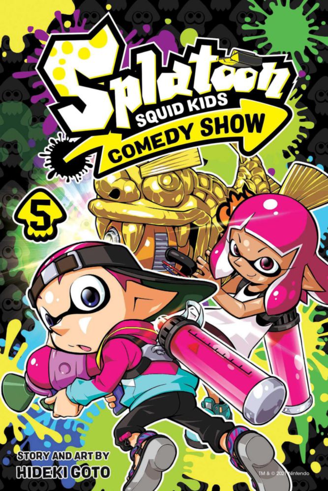 Libro Viz Media Splatoon: Show de comedia de los niños calamar Vol. 5