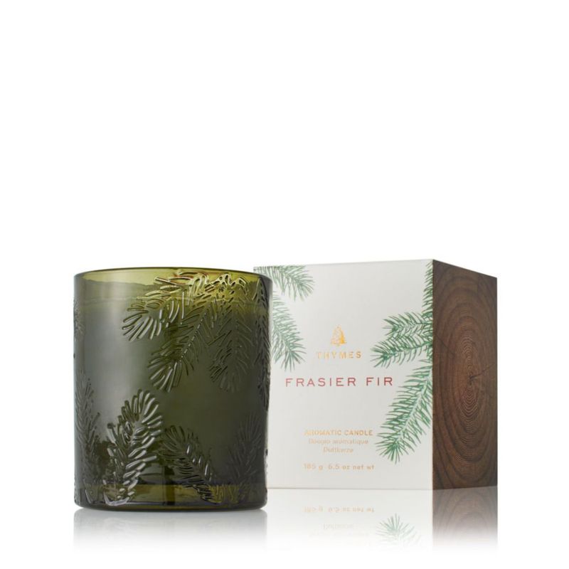 Vela Thymes Frasier Fir 185 g Frasco de Vidrio Verde