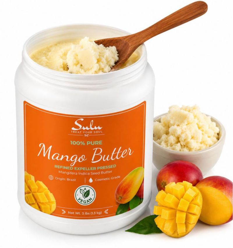 Manteca de Mango SULU ORGANICS 13 kg Refinada Prensada en Frío
