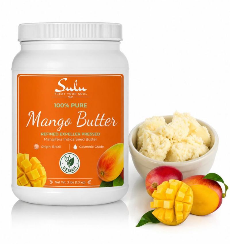 Manteca de Mango SULU ORGANICS 13 kg Refinada Prensada en Frío