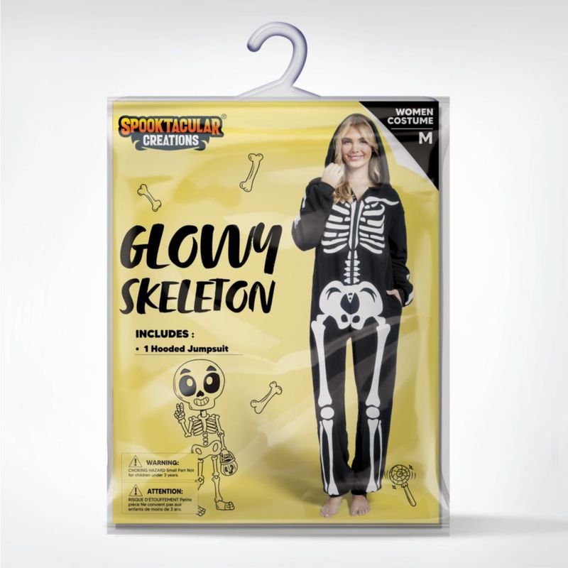 Disfraz de Esqueleto Brilla en la Oscuridad – Spooktacular Creations