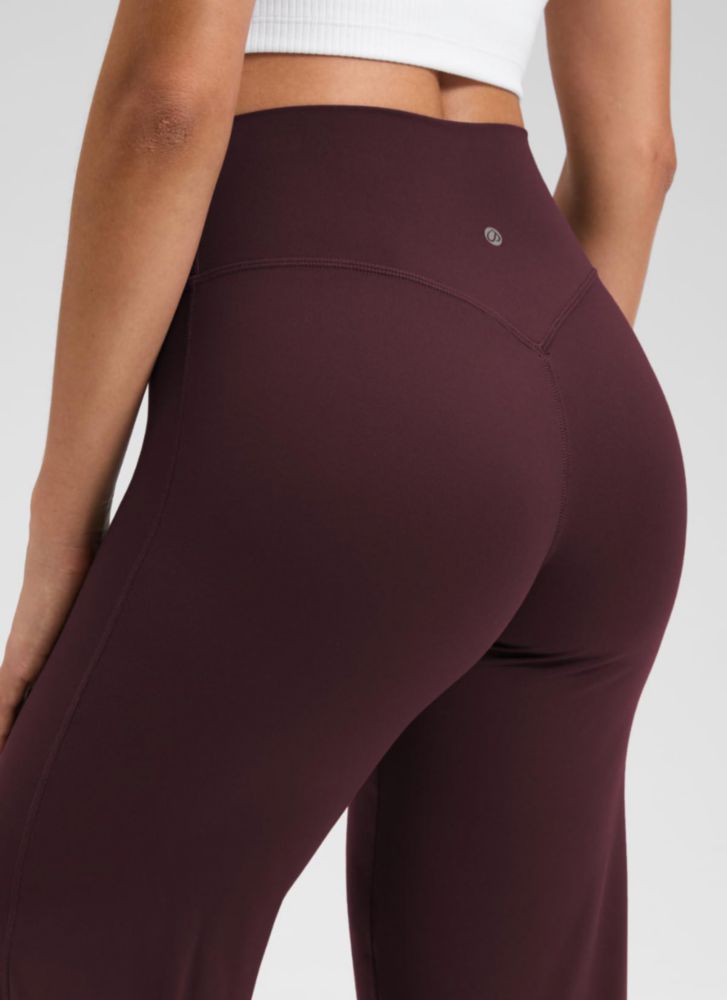 PANTALONES CRZ YOGA 76 cm Pierna Ancha Ciruela Madura Talla Grande