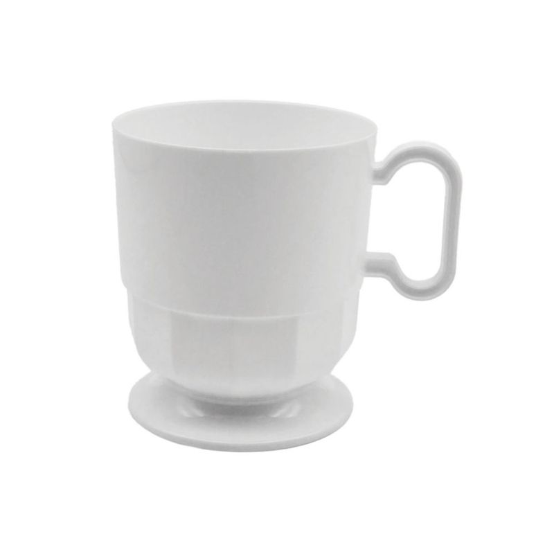 Vaso Party Essentials 240 ml Blanco 40 unidades
