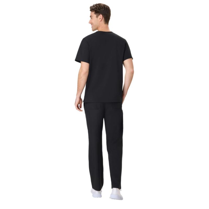 Conjunto de Uniforme Médico Hanes para Hombre con Bolsillos y Tejido de Absorción de Humedad