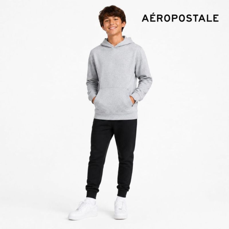Paquete de 3 sudaderas con capucha AEROPOSTALE para niños tallas 4‑16