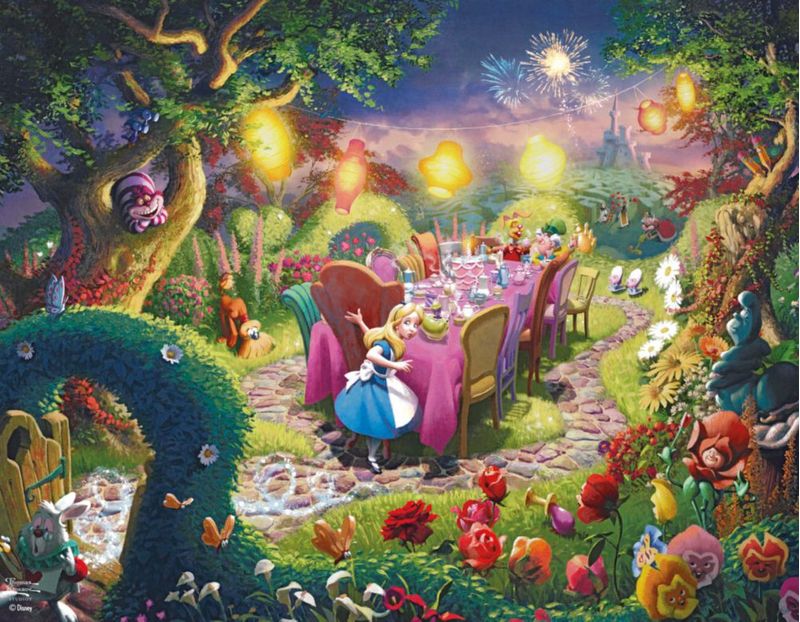 Rompecabezas CEACO Thomas Kinkade Disney 4 x 500 piezas