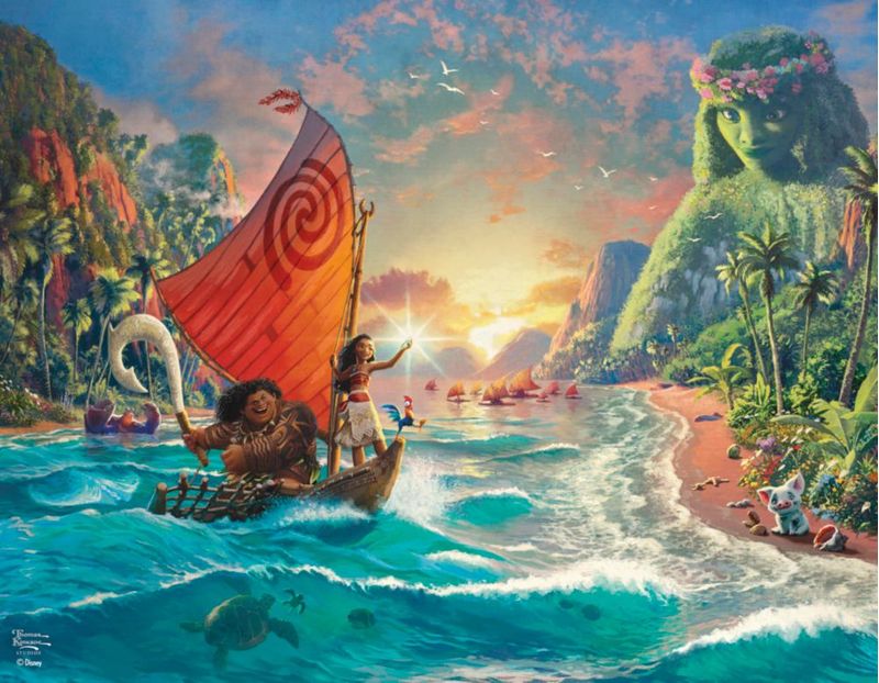 Rompecabezas CEACO Thomas Kinkade Disney 4 x 500 piezas