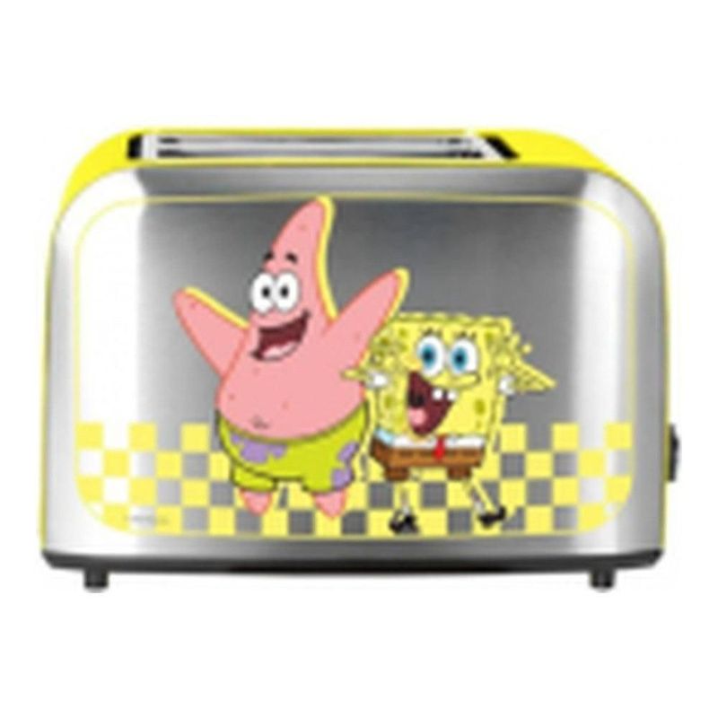 Tostador Nickelodeon Bob Esponja BOBE1 Acero Inox 750W 2 Rebanadas 7 Niveles