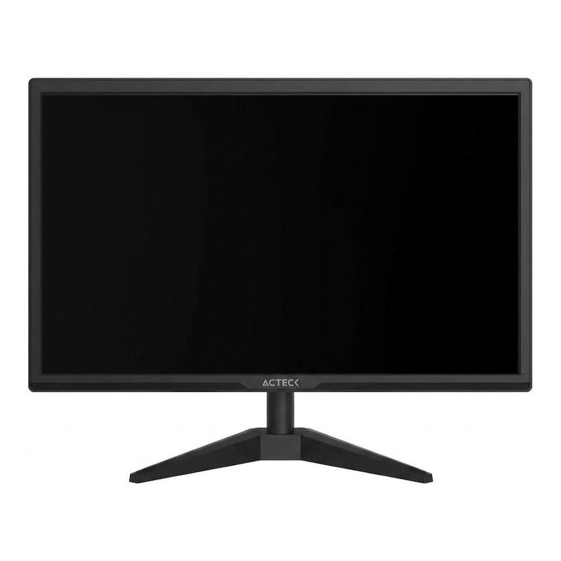 Monitor Acteck Captive Brite CB185 Plano 18.5 Pulg, Panel TN, 60 Hz, 5 ms, HD, VESA 75 mm, HDMI, VGA, Negro