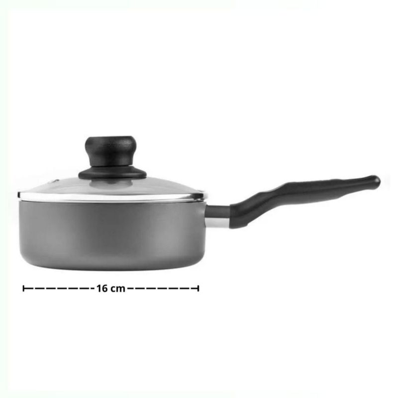 BATERIA T-FAL MOD. 5819500 TALENT 7 PZAS GRIS REVESTIMIENTO ANTIADHERENTE COCCIÓN SALUDABLE CON MENOS ACEITE