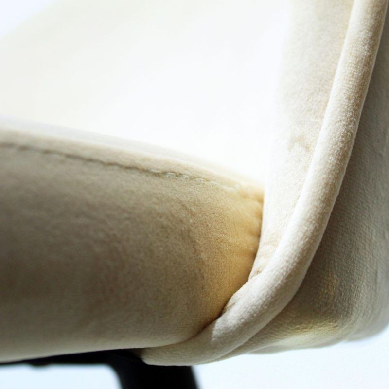 Set de 2 Bancos Altos Color Crema Diseño Elegante