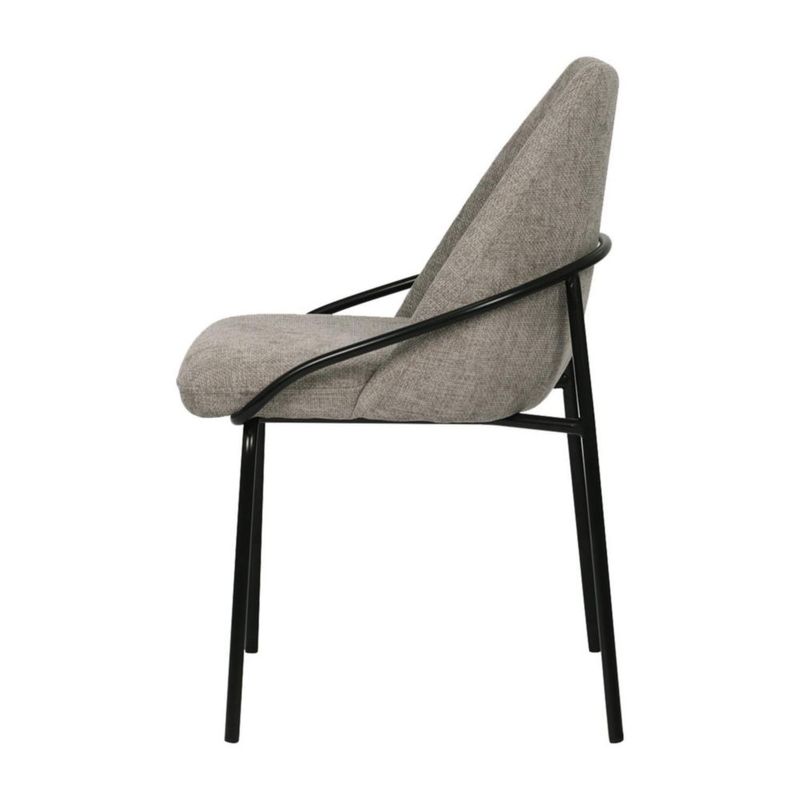 Set de 2 Sillas de Comedor Beige Elegantes para Interior