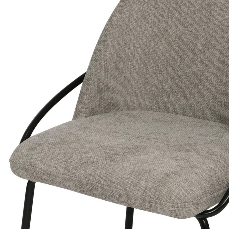 Set de 2 Sillas de Comedor Beige Elegantes para Interior