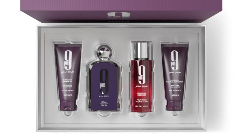 Set de perfume de regalo Afnan 9 PM Pour Femme Eau De Parfum 100 ml