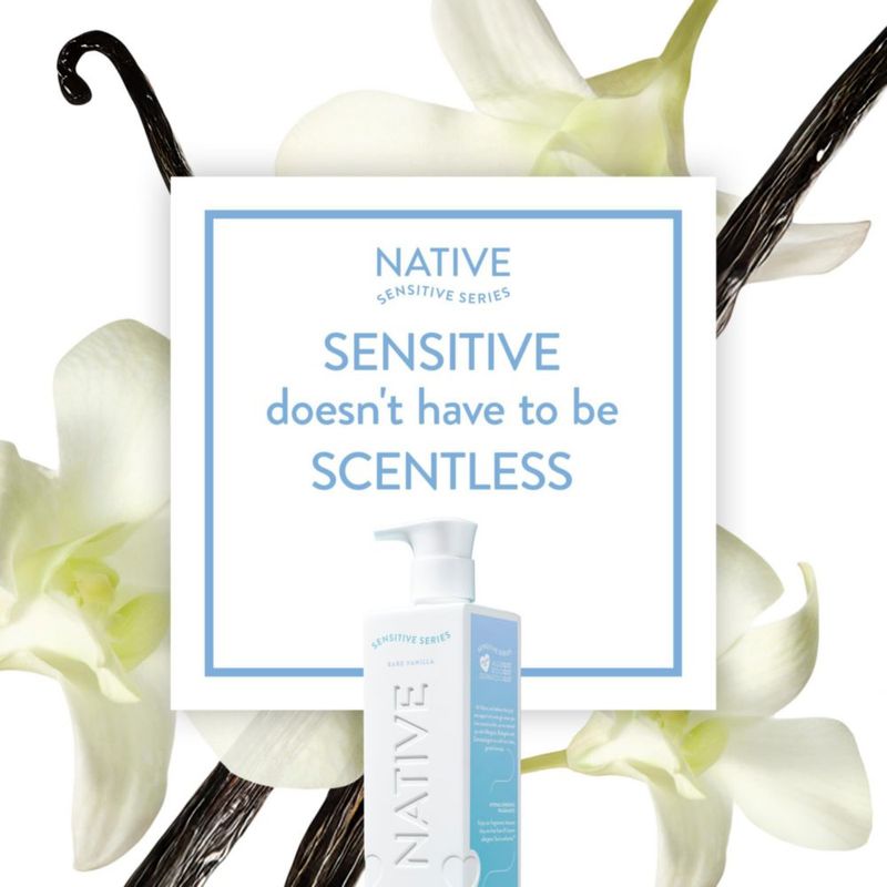 Loción Corporal Native 532 ml Bare Vanilla para Piel Sensible