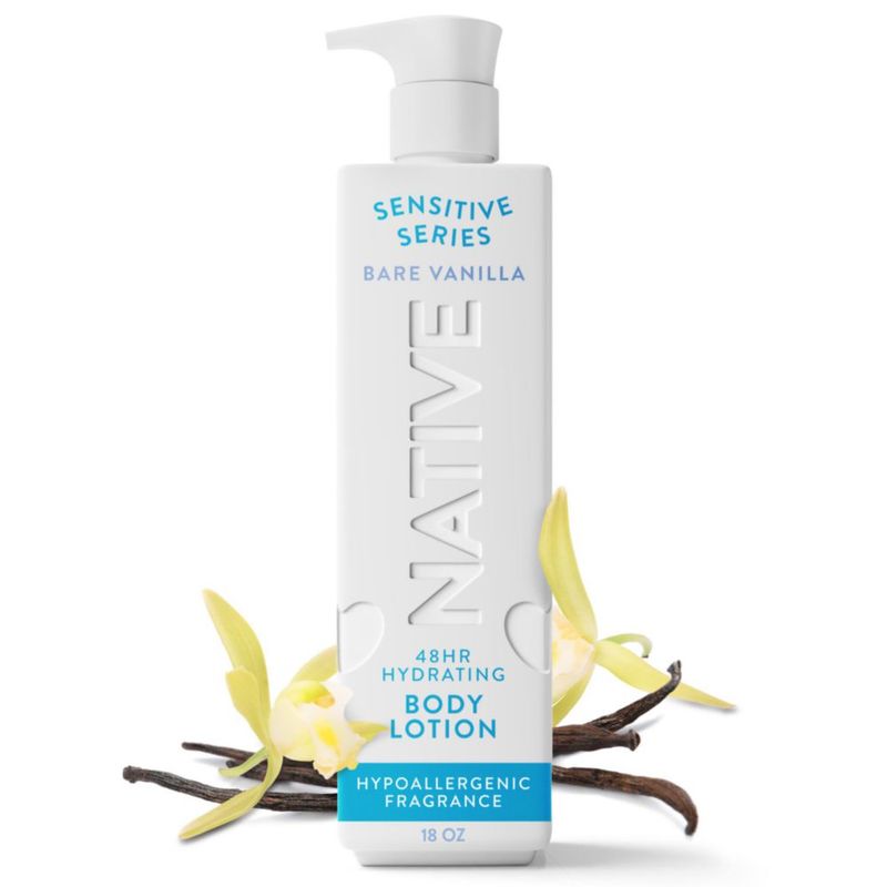 Loción Corporal Native 532 ml Bare Vanilla para Piel Sensible