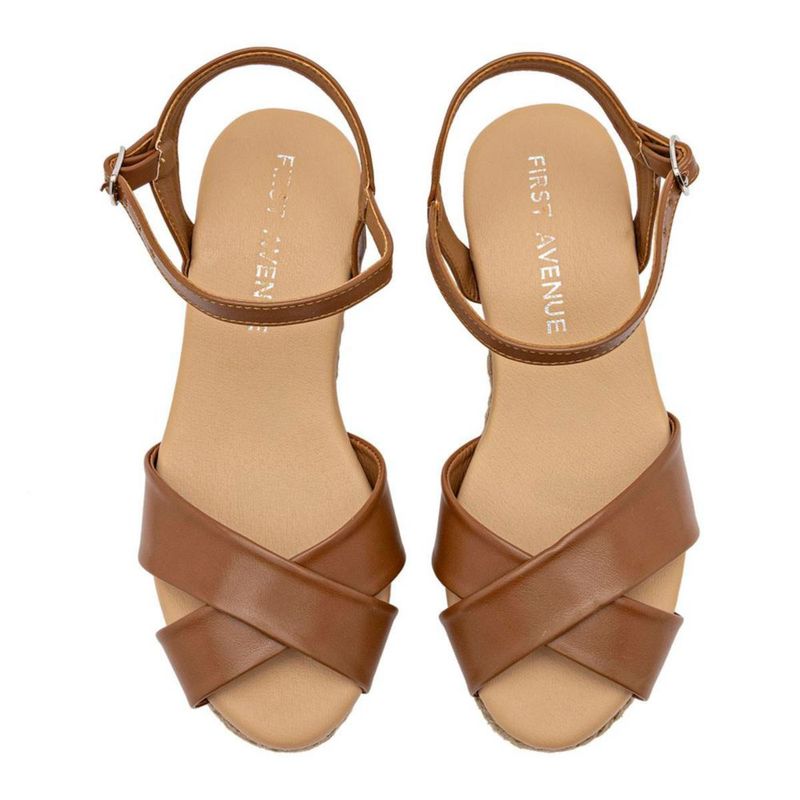 First Avenue sandalia para mujer camel cod 147555-E