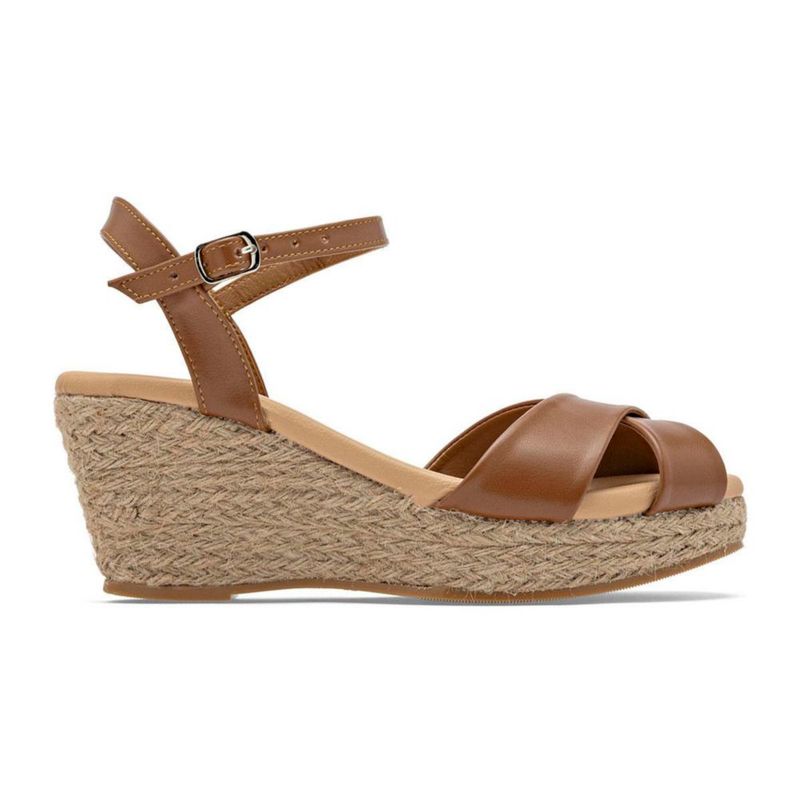 First Avenue sandalia para mujer camel cod 147555-E