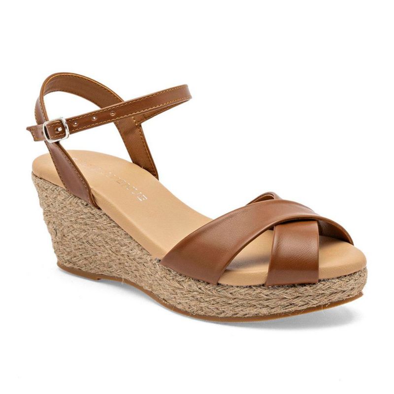 First Avenue sandalia para mujer camel cod 147555-E
