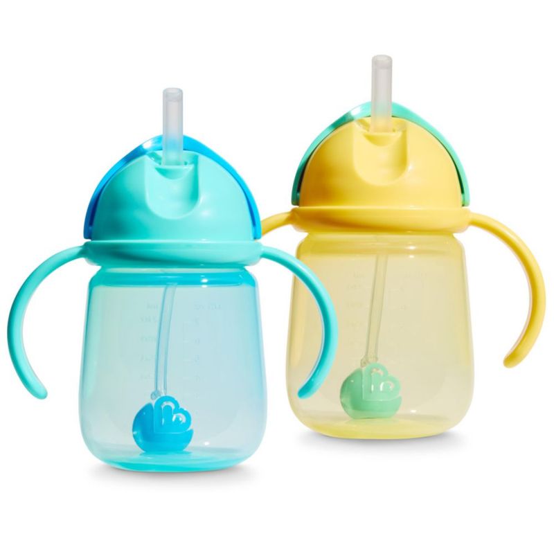 Vaso de entrenamiento Munchkin 200 ml (2 unidades) azul/amarillo