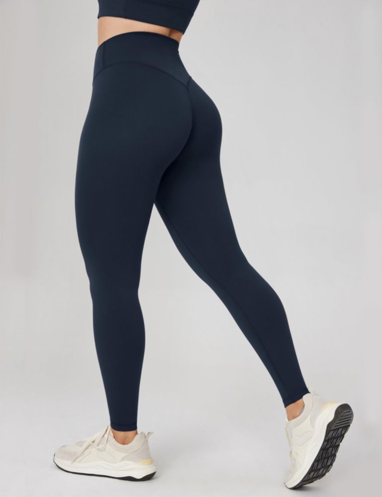 Leggings UNISSU 64 cm Azul Crepúsculo Cintura Alta