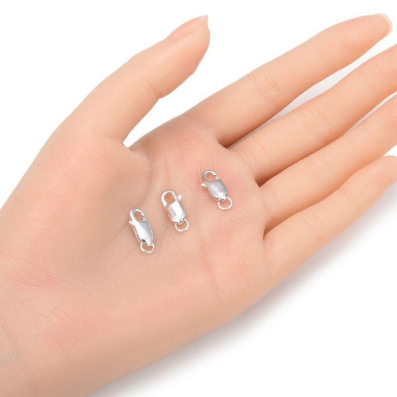 Pasadores de Langosta Adabele 14 mm de Plata de Ley 925 – Pack de 2
