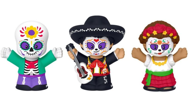 Set de figuras Little People Collector Edición Día de Muertos