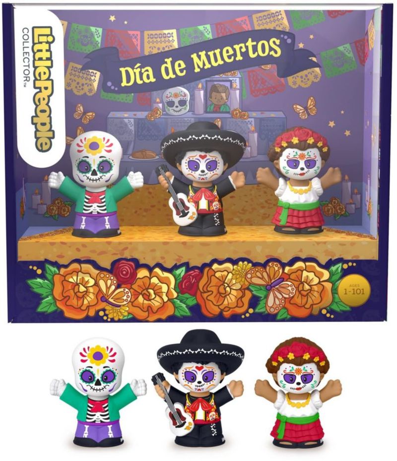 Set de figuras Little People Collector Edición Día de Muertos