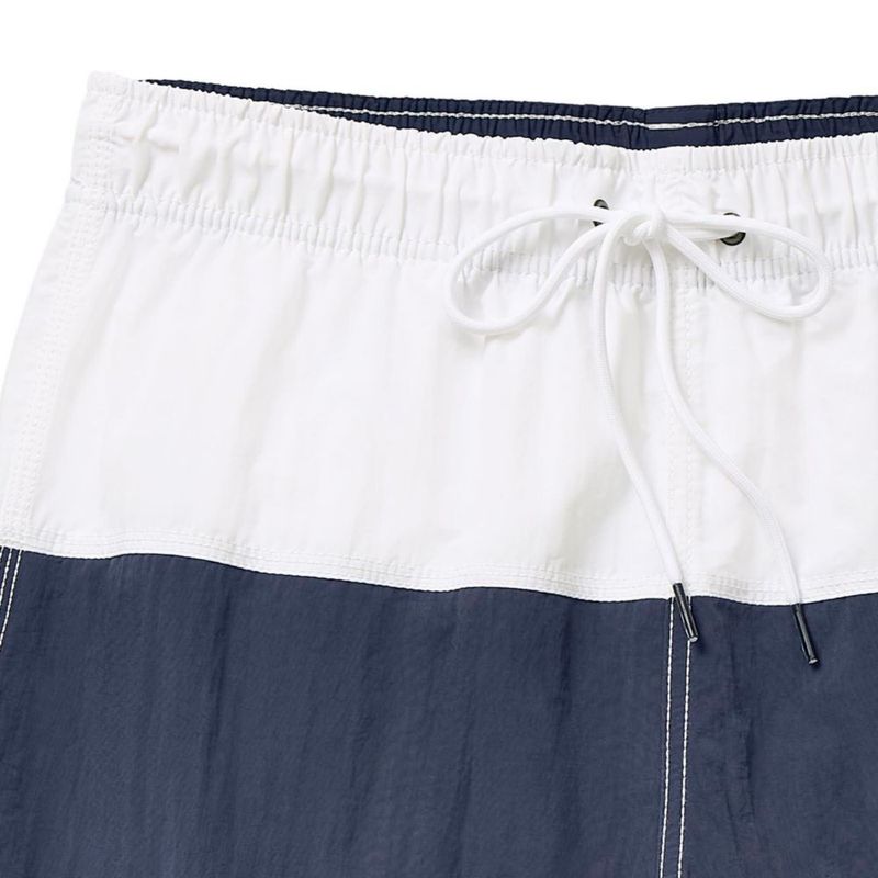 Bañador Nautica Hombre Talla Grande Cobalto Brillante Secado Rápido