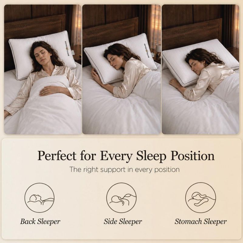Almohadas Hotel Grand King Pack de 2 – Alternativa al plumón firme