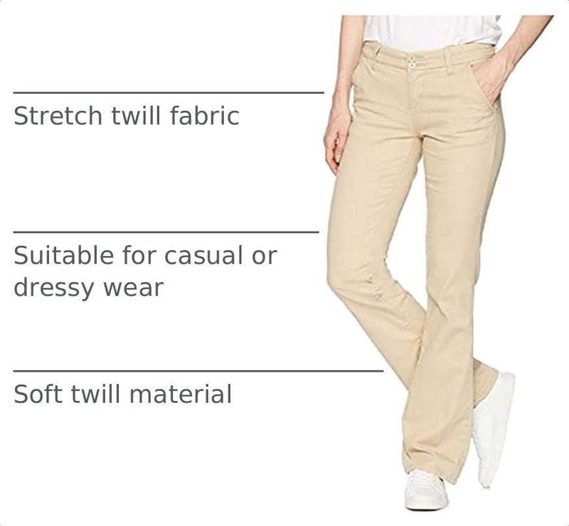 PANTALONES UNIONBAY Stretch Bootcut Beige Hayden Talla 15