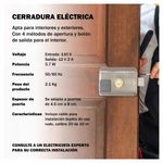 Chapa Cerradura Electrica Control RFID Acceso Inteligente