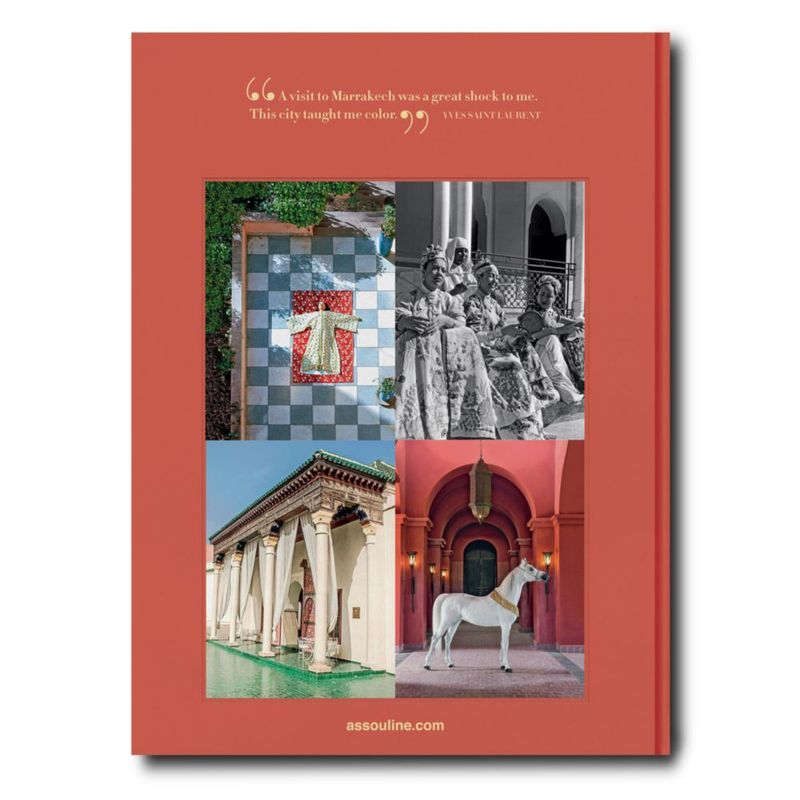 Libro Assouline Marrakech Flair 304 páginas tapa de lino