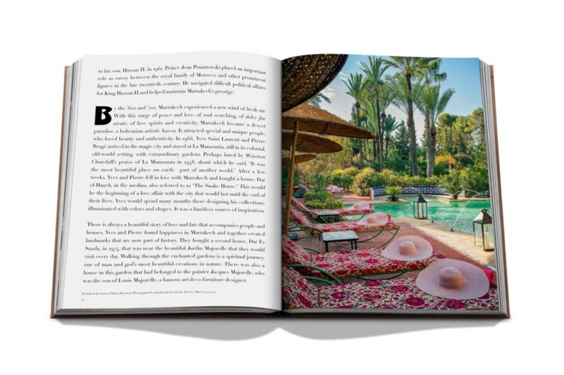 Libro Assouline Marrakech Flair 304 páginas tapa de lino