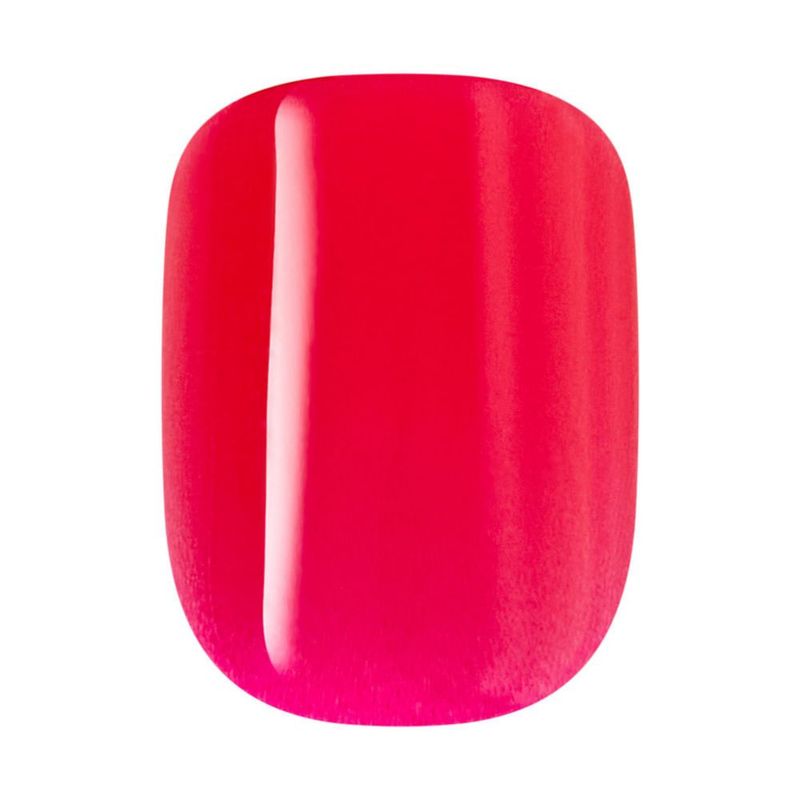 Uñas postizas sin pegamento imPRESS Melting Pink forma squoval corta 30 unidades