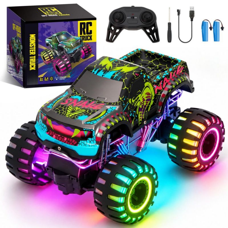 Camión Monstruo RC Bugrtey 1:20 2.4GHz Recargable