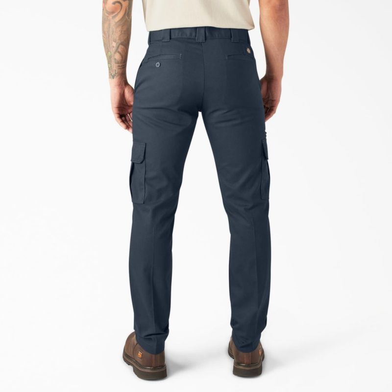 Pantalones Cargo Dickies Slim Fit Azul Marino Oscuro 28 × 32