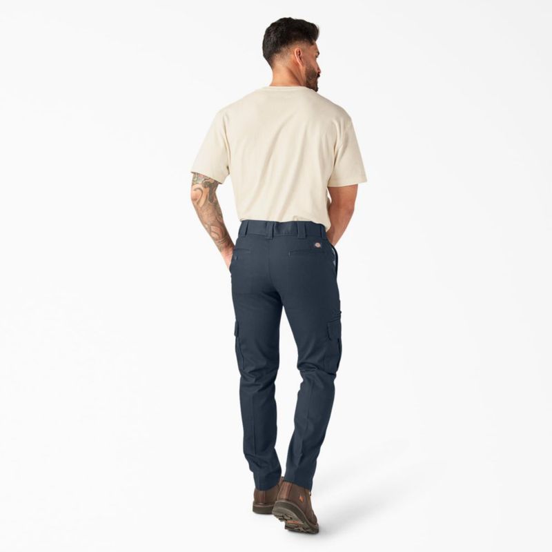 Pantalones Cargo Dickies Slim Fit Azul Marino Oscuro 28 × 32