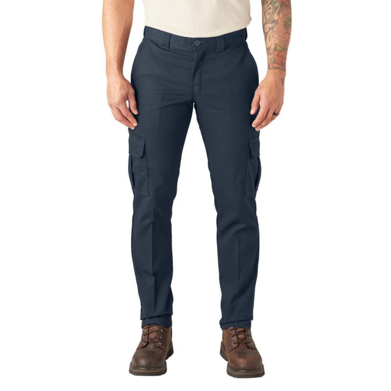 Pantalones Cargo Dickies Slim Fit Azul Marino Oscuro 28 × 32