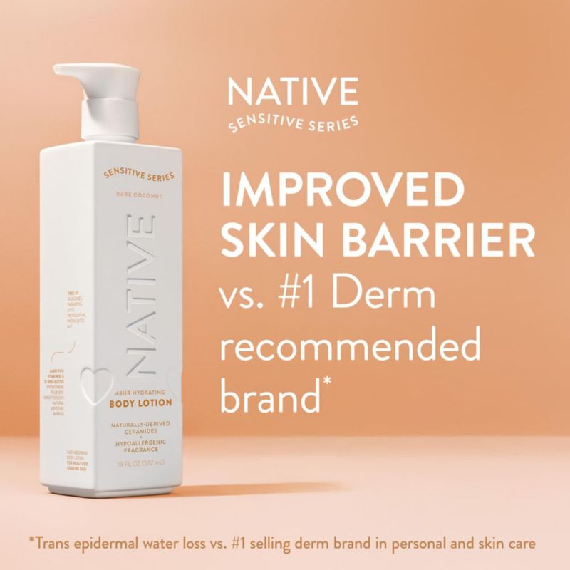 Loción Corporal Native 532 ml Coco Natural para Piel Sensible