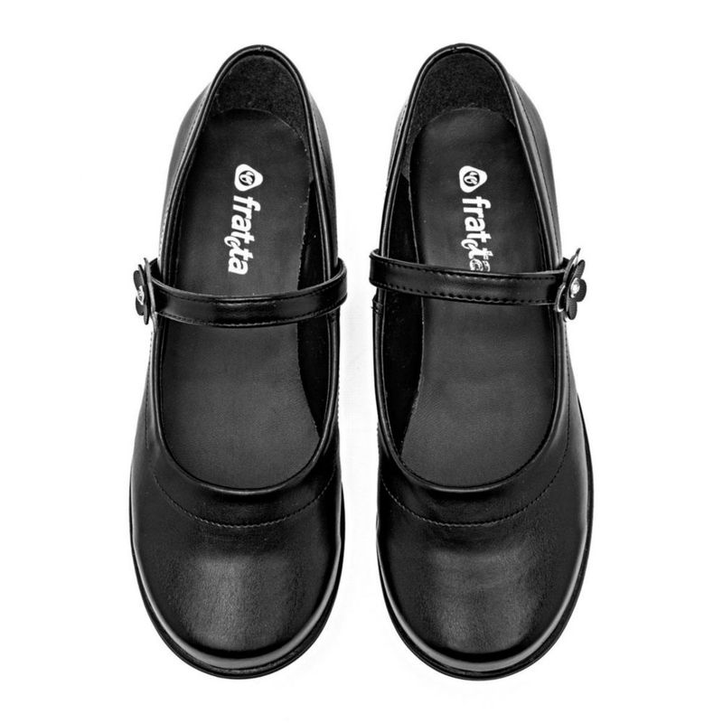 Fratta zapato escolar para mujer negro cod 146484-E