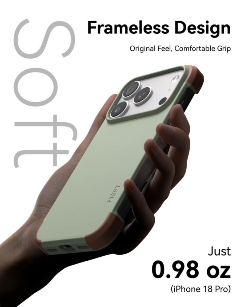 Funda MOFT para iPhone 18 Pro con MagSafe y cuero vegano MOVAS
